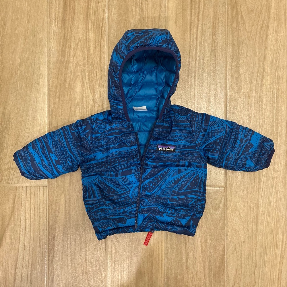 Patagonia Baby Reversible Down Jacket - Size 3-6 months